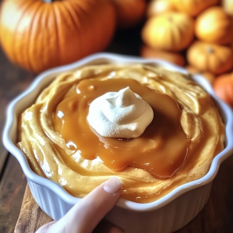 Silky Caramel Pumpkin Pie Cheesecake Dip Recipe