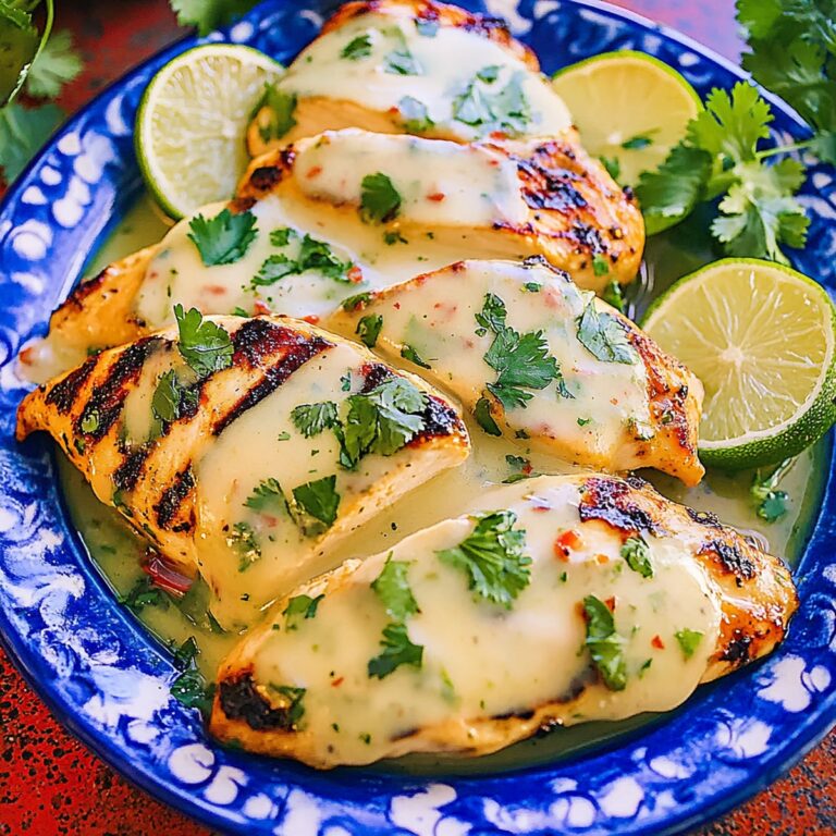 Zesty Grilled Salsa Verde Pepper Jack Chicken Recipe