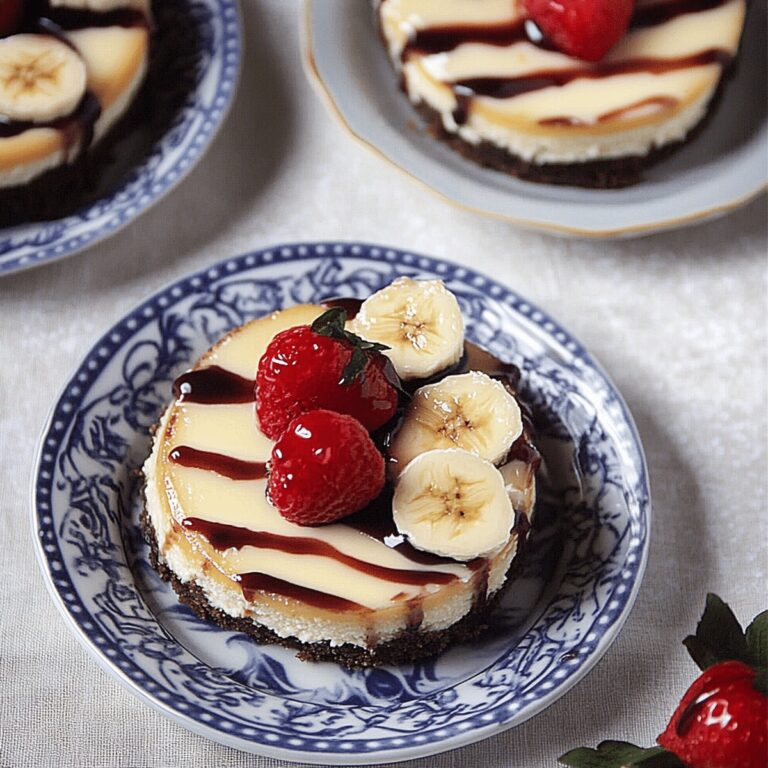 Banana Split Cheesecakes Recipe