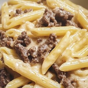 Hearty Beef Penne Pasta Dish Recipe