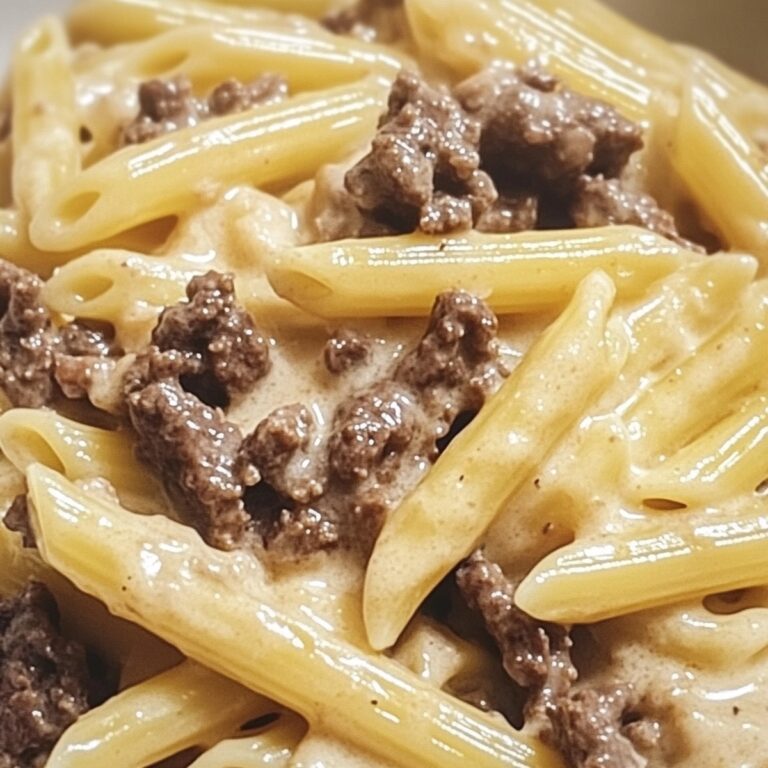 Hearty Beef Penne Pasta Dish Recipe