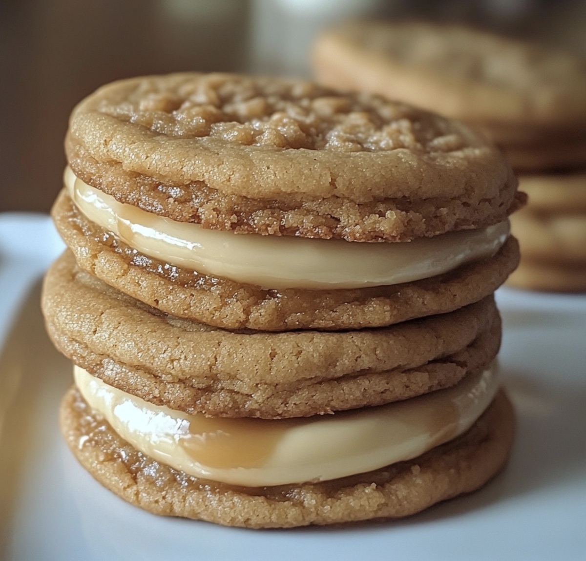 Gooey Caramel Cheesecake Cookies Recipe