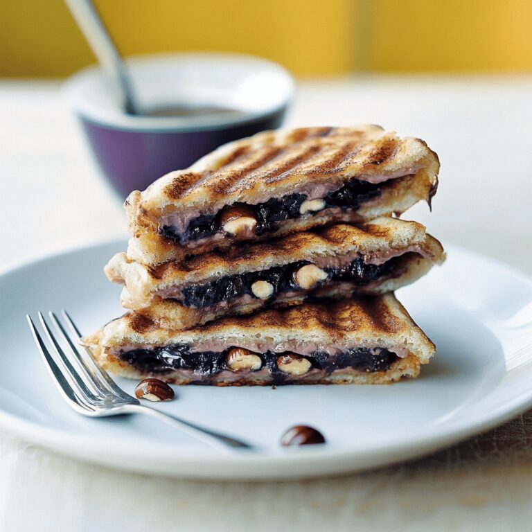 Chocolate-Hazelnut Panini Recipe