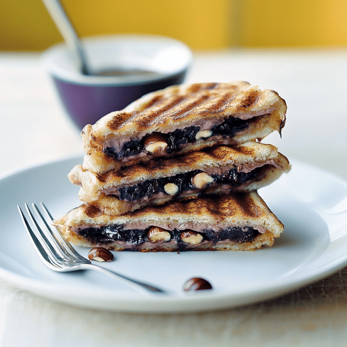Chocolate-Hazelnut Panini Recipe