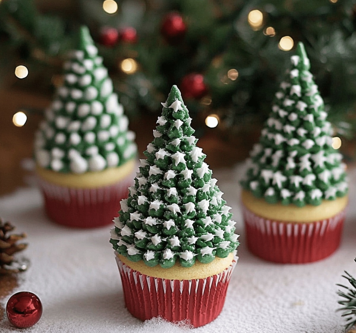 Christmas Tree Cupcakes Recipe