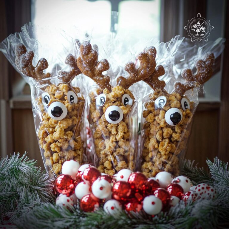 Festive Cracker Jack Reindeer Recipe