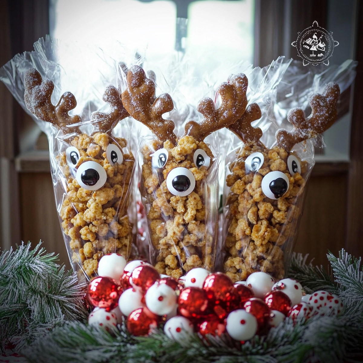 Festive Cracker Jack Reindeer Recipe
