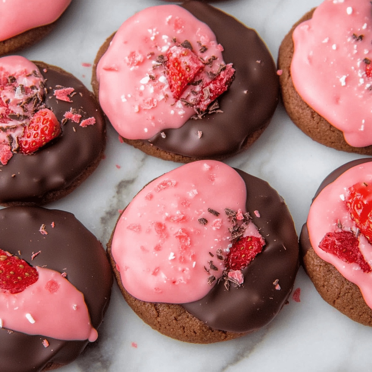 Chocolate Covered Strawberry Cookies Recipe
