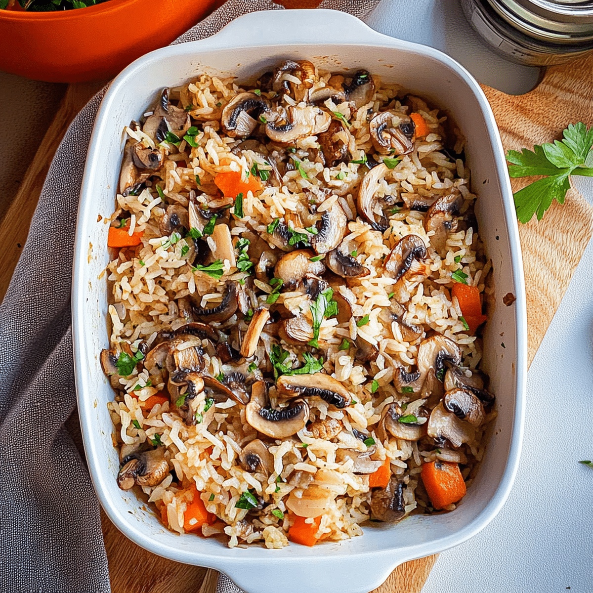 Mushroom Rice Recipe