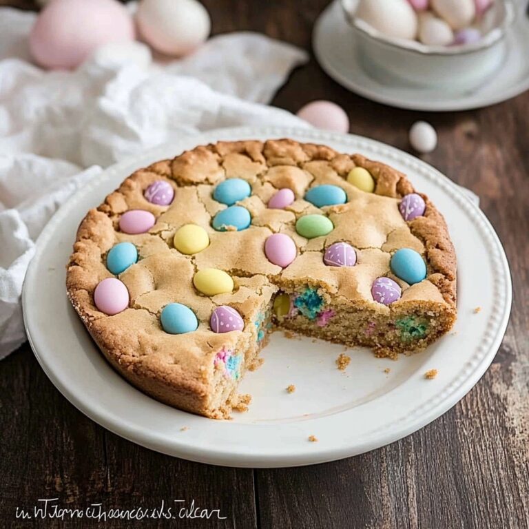Festive Easter Cookie Cake Recipe