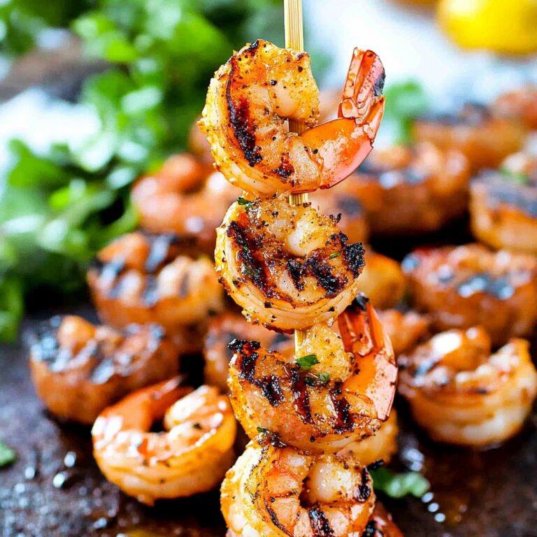 Sizzling Sausage & Grilled Shrimp Kabobs Recipe