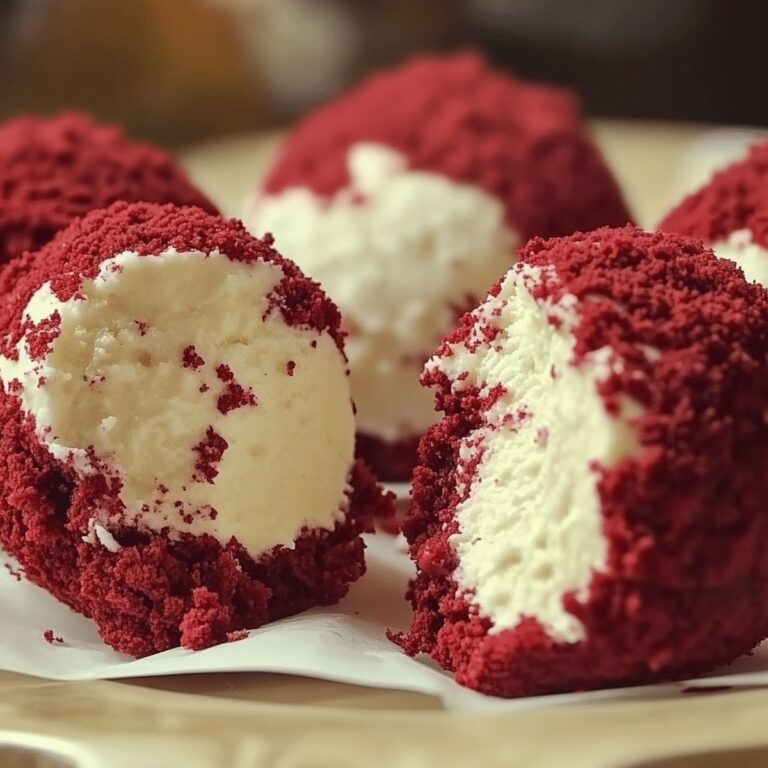 Red Velvet Cheesecake Balls Recipe