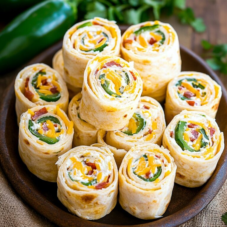 Spicy Jalapeno Popper Cream Cheese Pinwheels with Tortillas Recipe