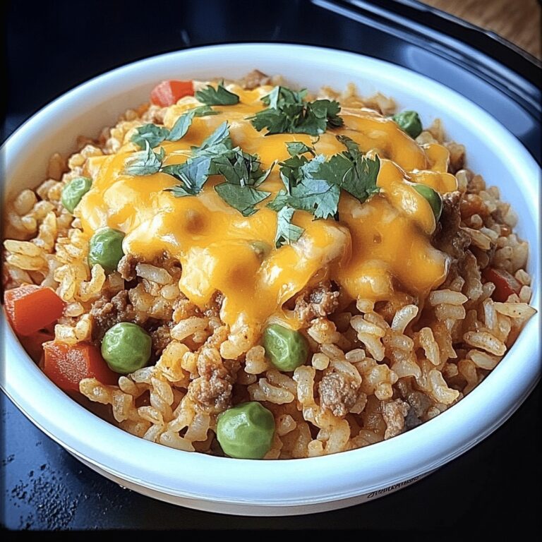 Taco Rice With Queso Recipe