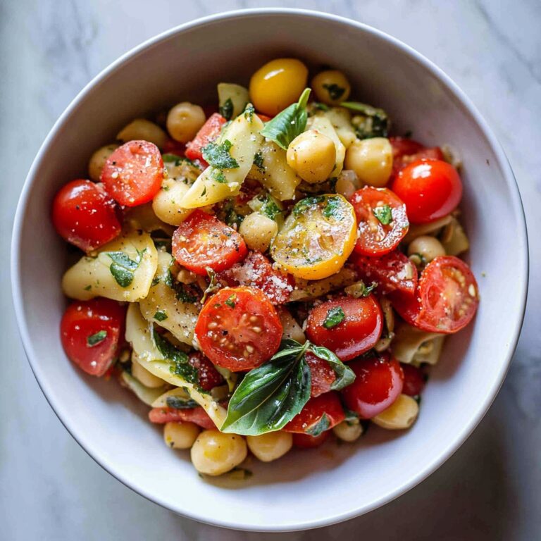 Vibrant High Protein Tomato Basil Salad Recipe