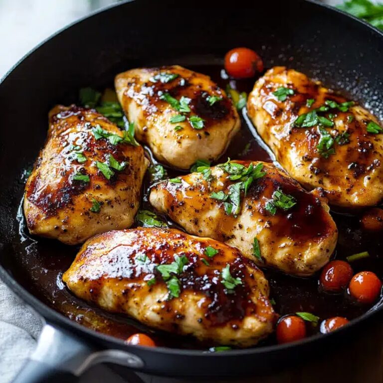 One Pan Balsamic Chicken Recipe