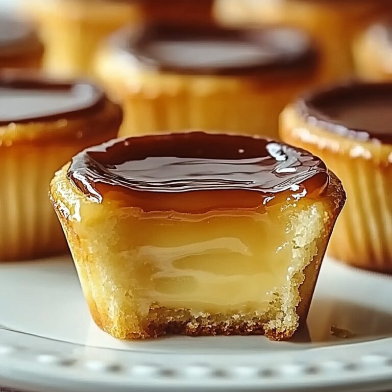 Silky Caramel Flan Muffins Recipe