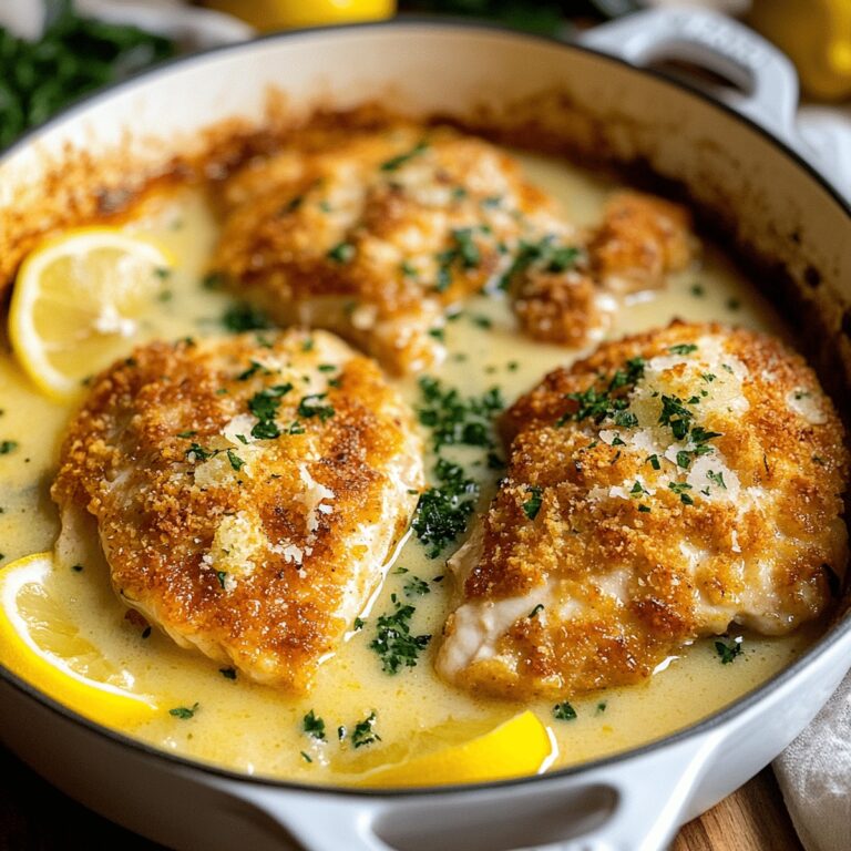 Parmesan Crusted Chicken With Lemon Butter Sauce Recipe
