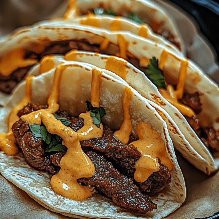 Cheesy Beef Street Tacos Recipe