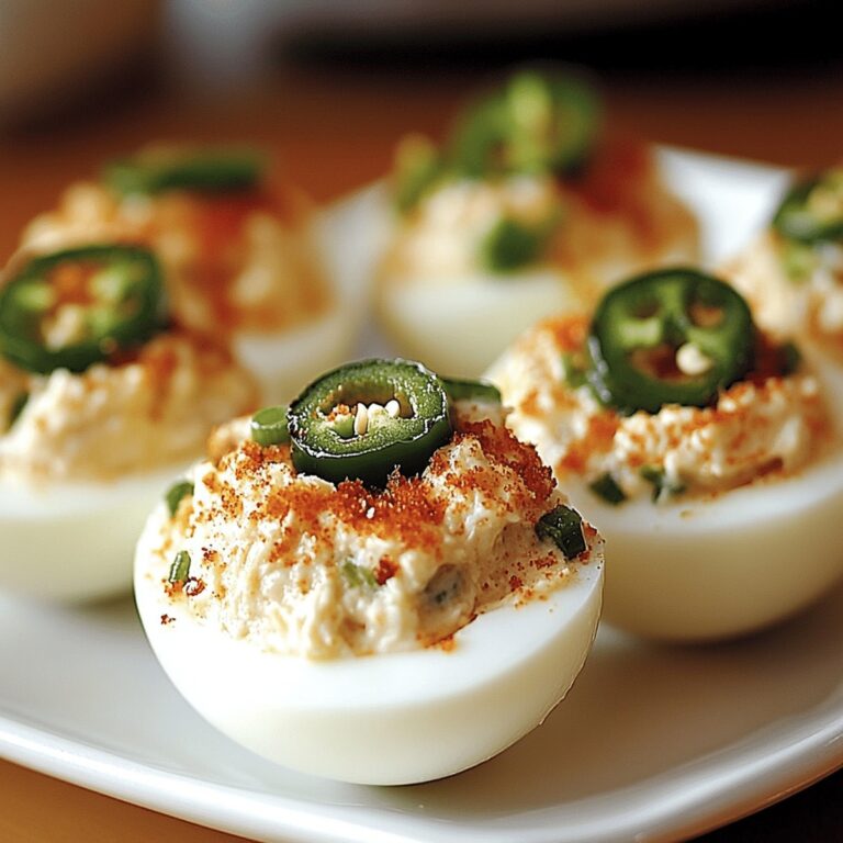 Jalapeno Popper Deviled Eggs Recipe