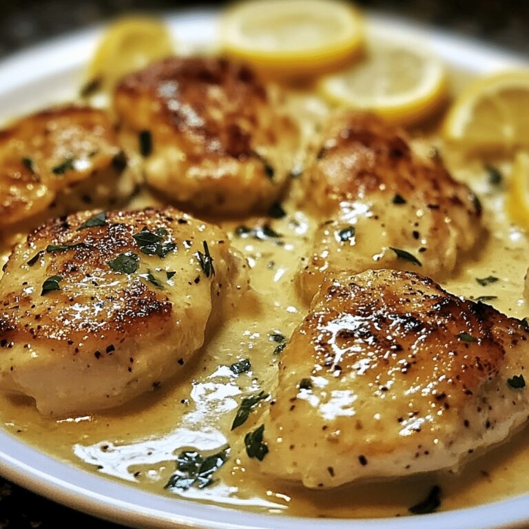 Easy Creamy Lemon Garlic Chicken Recipe