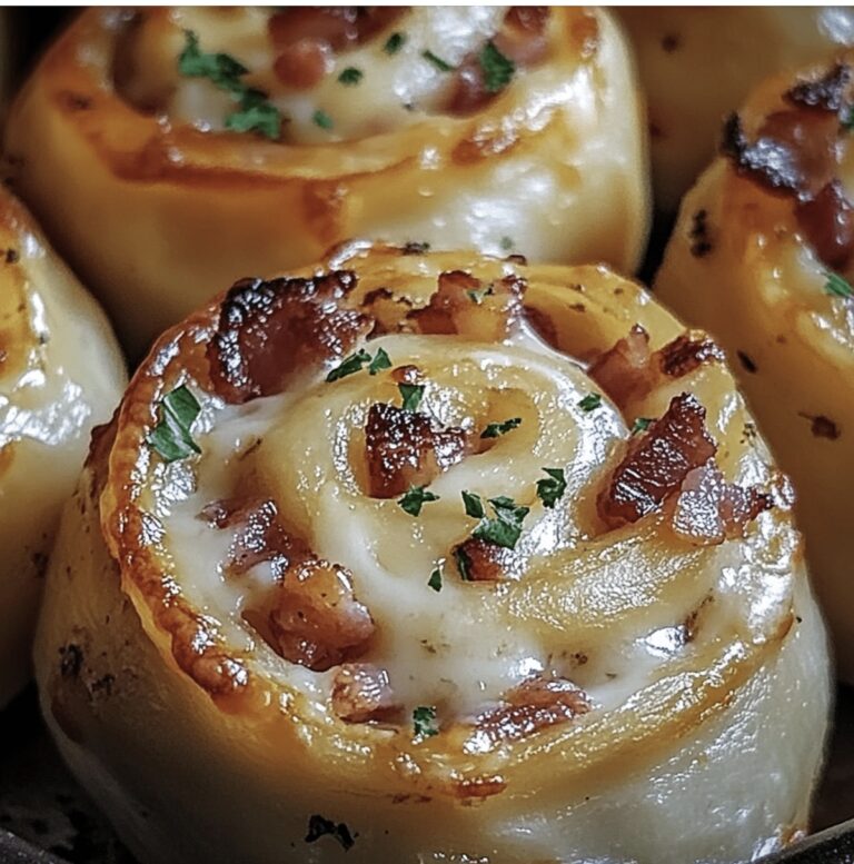 Ooey-Gooey Garlic Butter Bacon Ranch Pizza Rolls Recipe