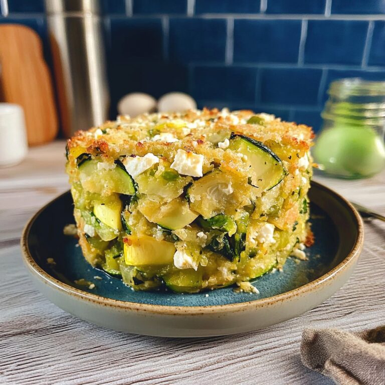 Hearty Zucchini, Spinach, and Feta Casserole Recipe