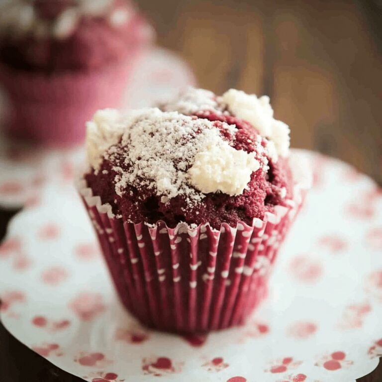 Red Velvet Cream Cheese Muffins Recipe