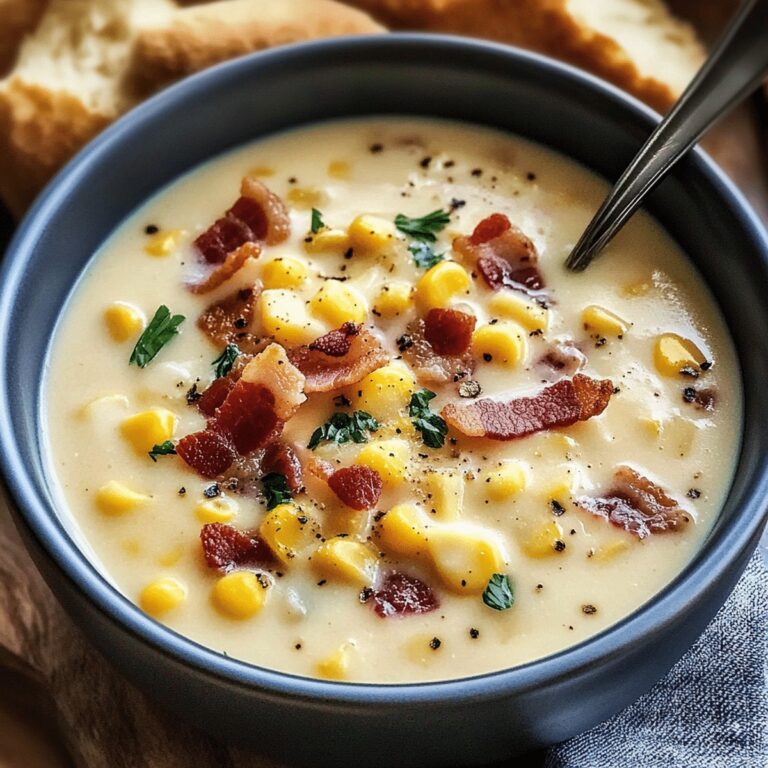 Creamy Corn Chowder With Crispy Bacon Recipe