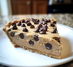 Gooey Chocolate Chip Cookie Dough Pie Recipe