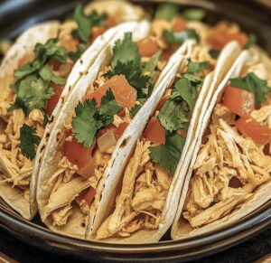Slow Cooker Cool Ranch Chicken Tacos Recipe