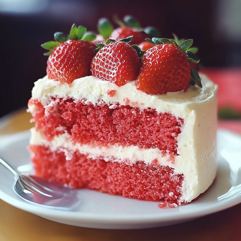 Heavenly Strawberry Cake Recipe