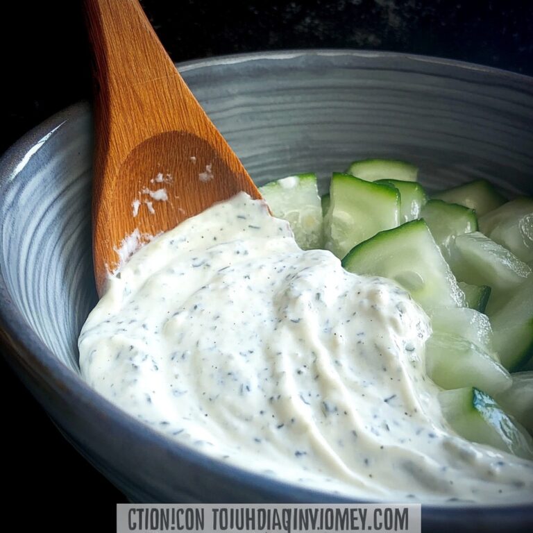 Creamy Cucumber Dip Recipe