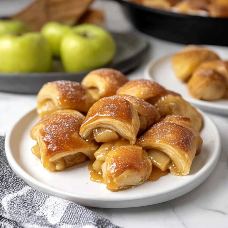Gooey Caramel Apple Pie Crescent Rolls Recipe