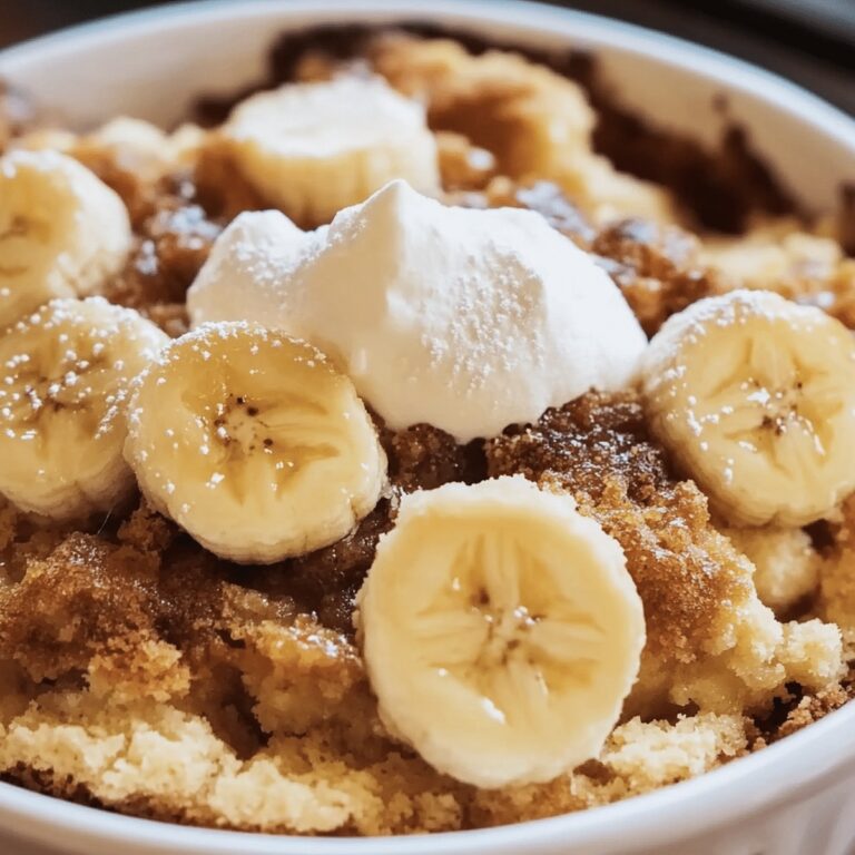 Southern Banana Cobbler Recipe
