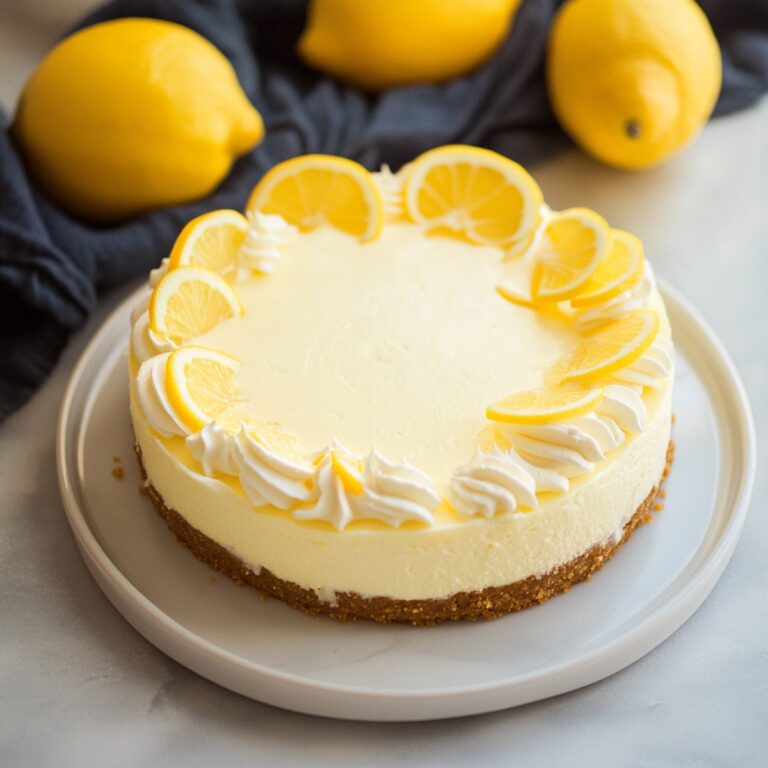 Tangy Lemon Cheesecake Recipe