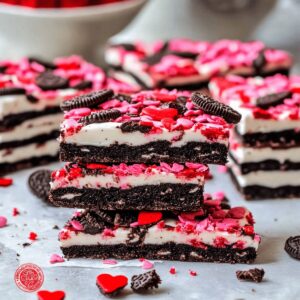 Valentines Day Oreo Cookie Bark Recipe