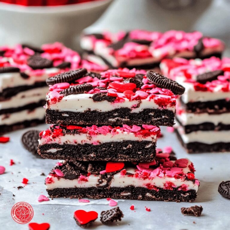 Valentines Day Oreo Cookie Bark Recipe