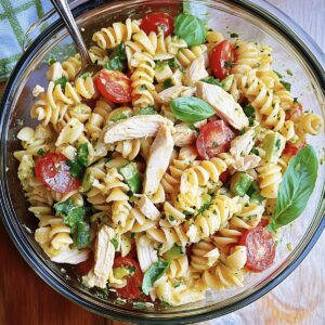 Healthy Chicken Pasta Salad Recipe