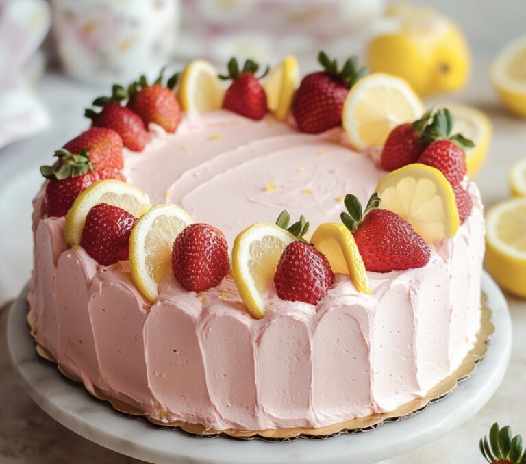Strawberry Lemon Cake Recipe