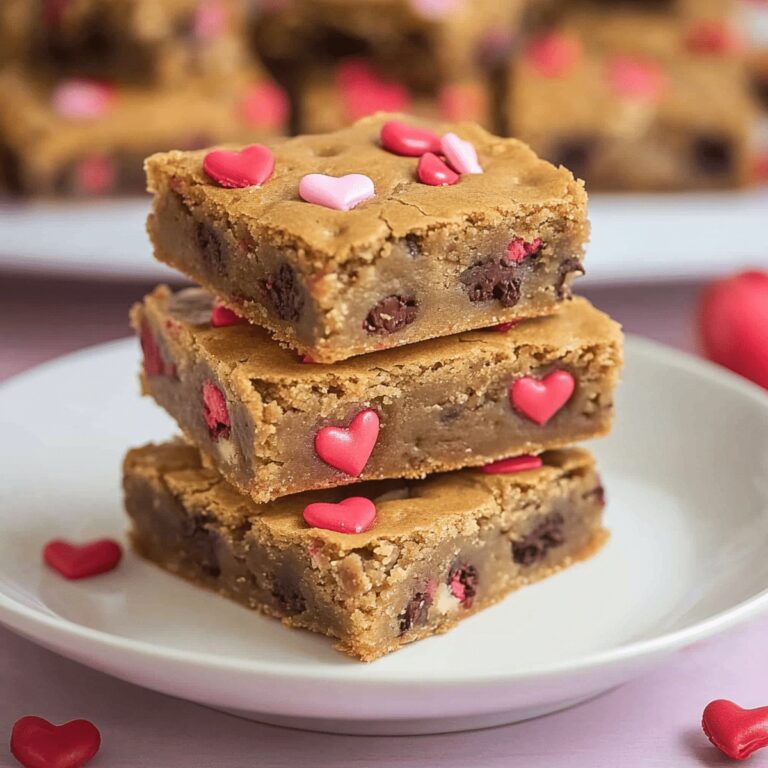 Valentines Day Cookie Bars Recipe