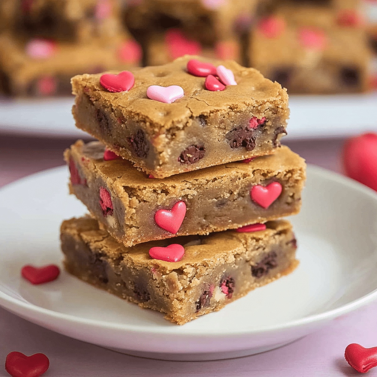 Valentines Day Cookie Bars Recipe