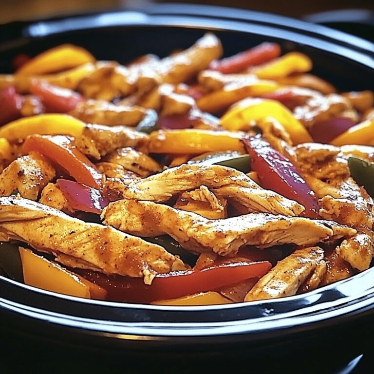 Crockpot Chicken Fajitas Recipe