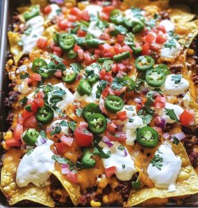Loaded Sheet Pan Nachos Recipe