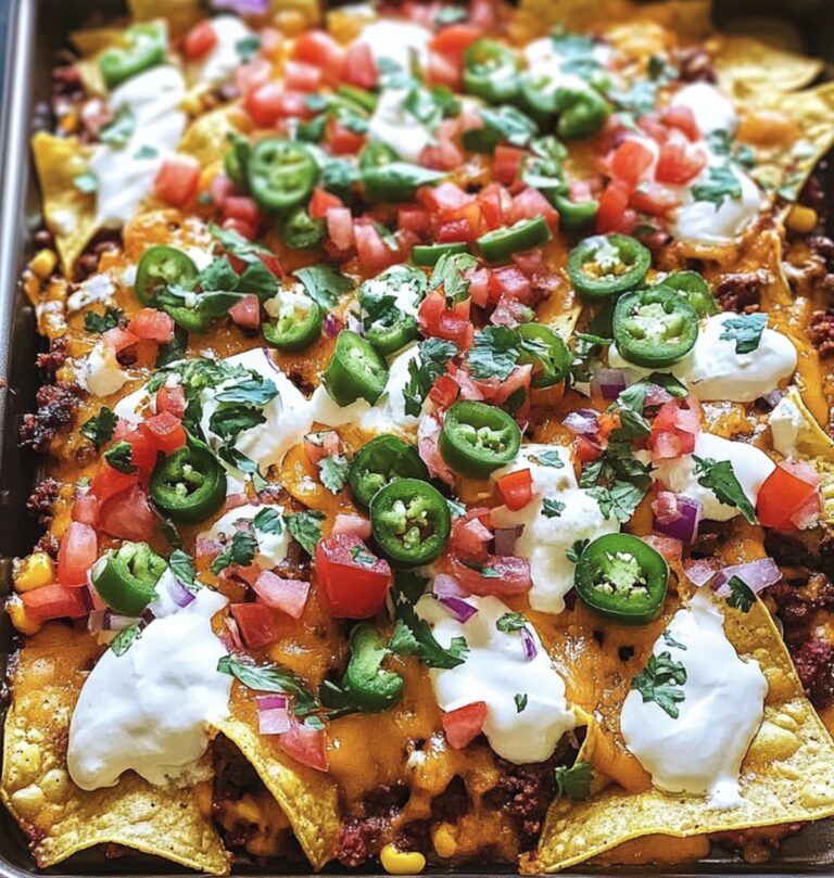 Loaded Sheet Pan Nachos Recipe