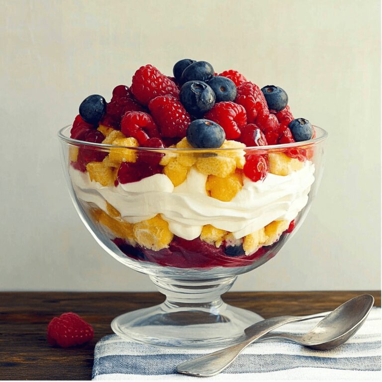 Vanilla Yogurt And Berry Trifle Recipe