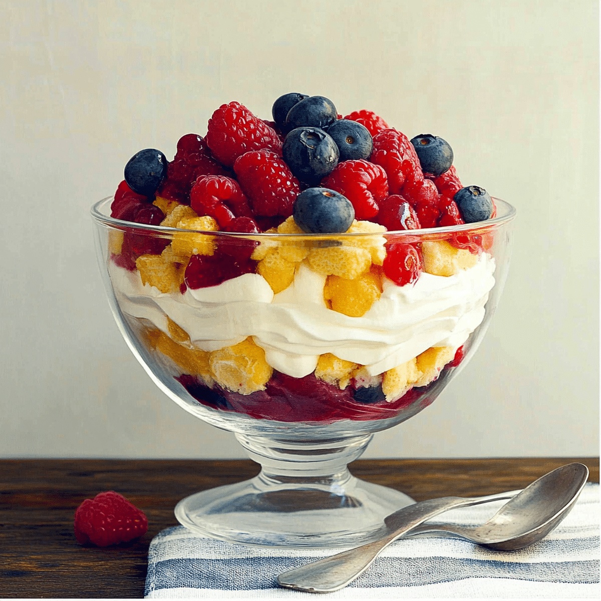 Vanilla Yogurt And Berry Trifle Recipe