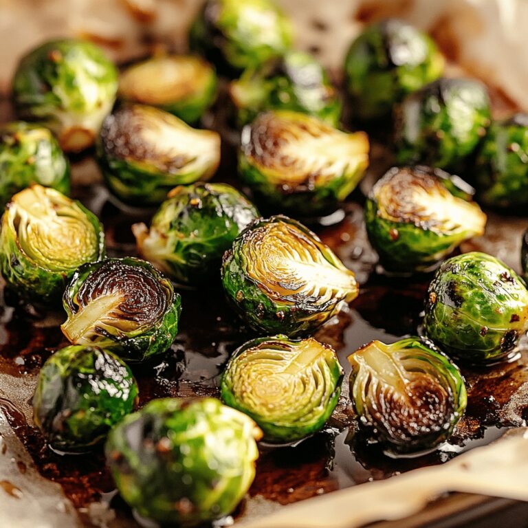 Easy Maple Balsamic Brussels Sprouts Recipe