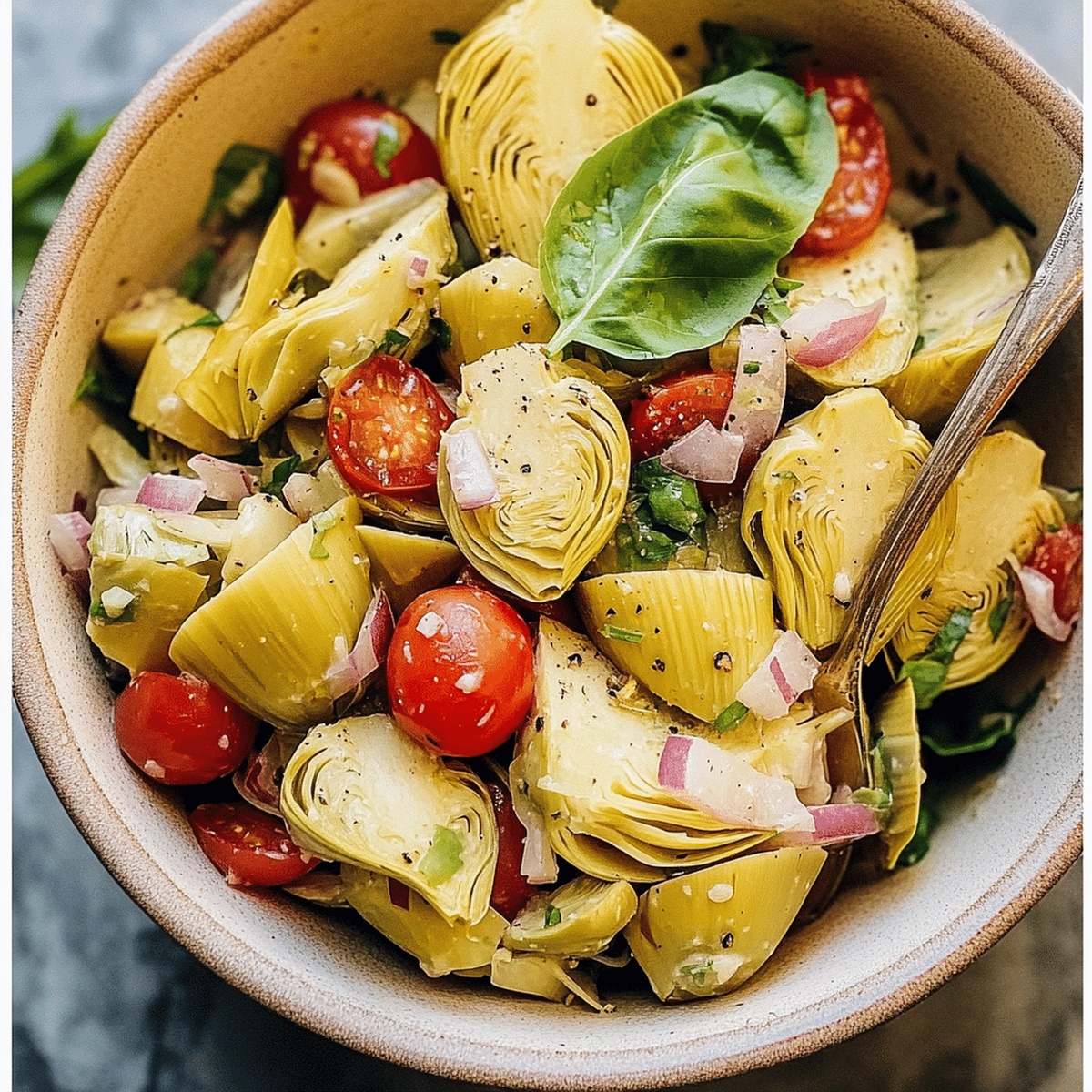 Tuscan Artichoke Salad Recipe