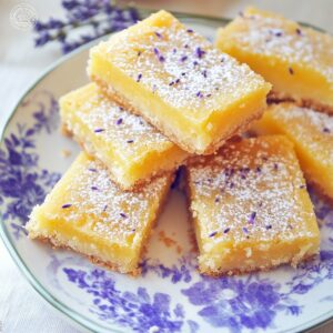 Tangy Lavender Lemon Bars Recipe
